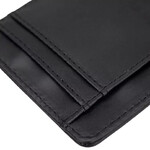 Billetera Biwo Huelva B73590 Negra Cuero Reciclado